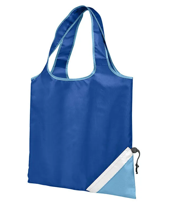 1182 - Gemline Latitudes Foldaway Shopper Tote Bag | Royal Blue