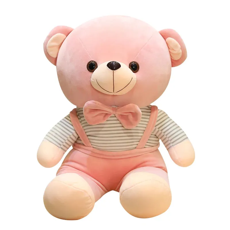 30cm green&pink Teddy Bear Stuffed Plush Toys Cute Dress Dolls Birthday Gifts For Kids Wedding Party Decor