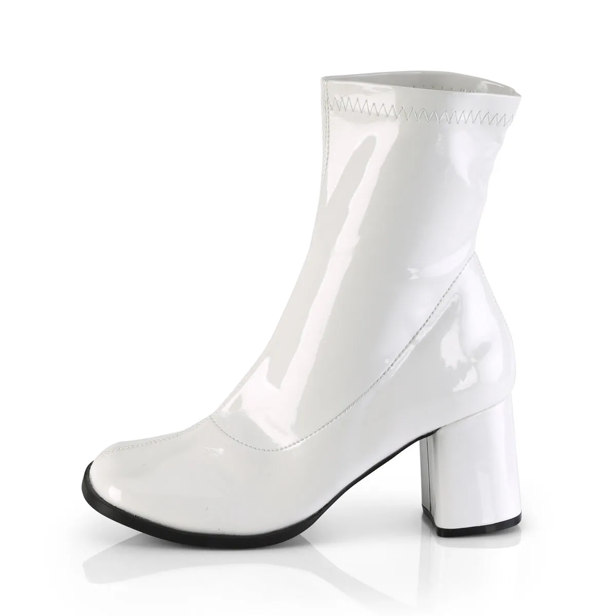 3" Heel GOGO-150 White