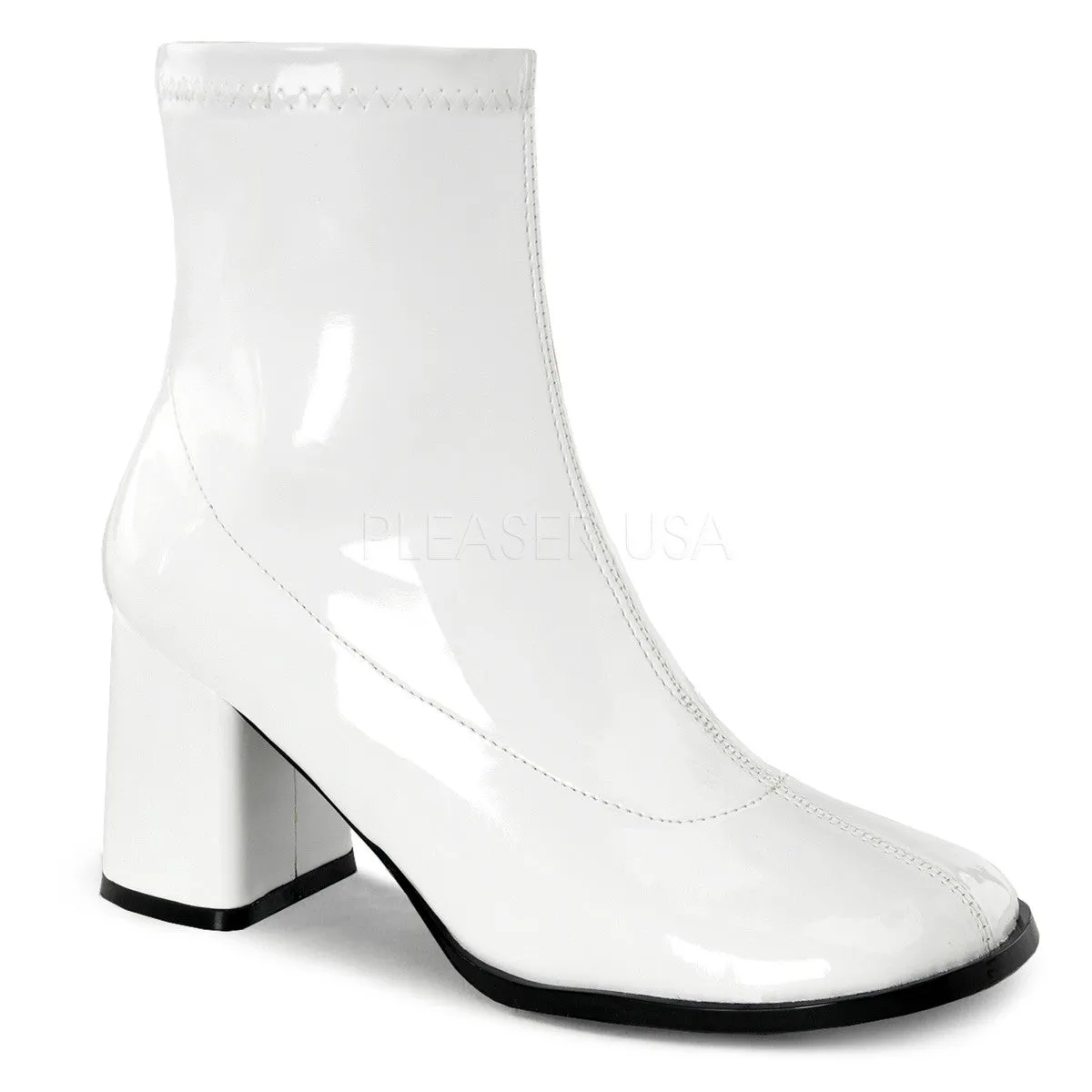 3" Heel GOGO-150 White