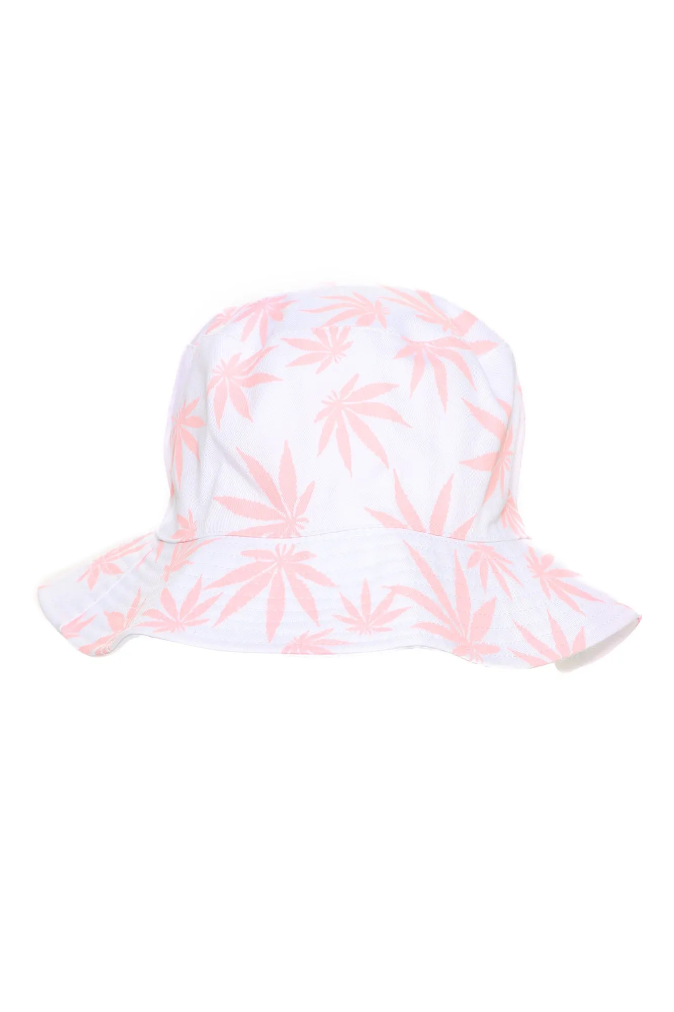 420 Haze Bucket Hat - White/Pink