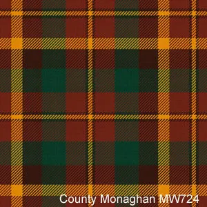 8 Yard Hand Made Kilt - Irish County Tartans