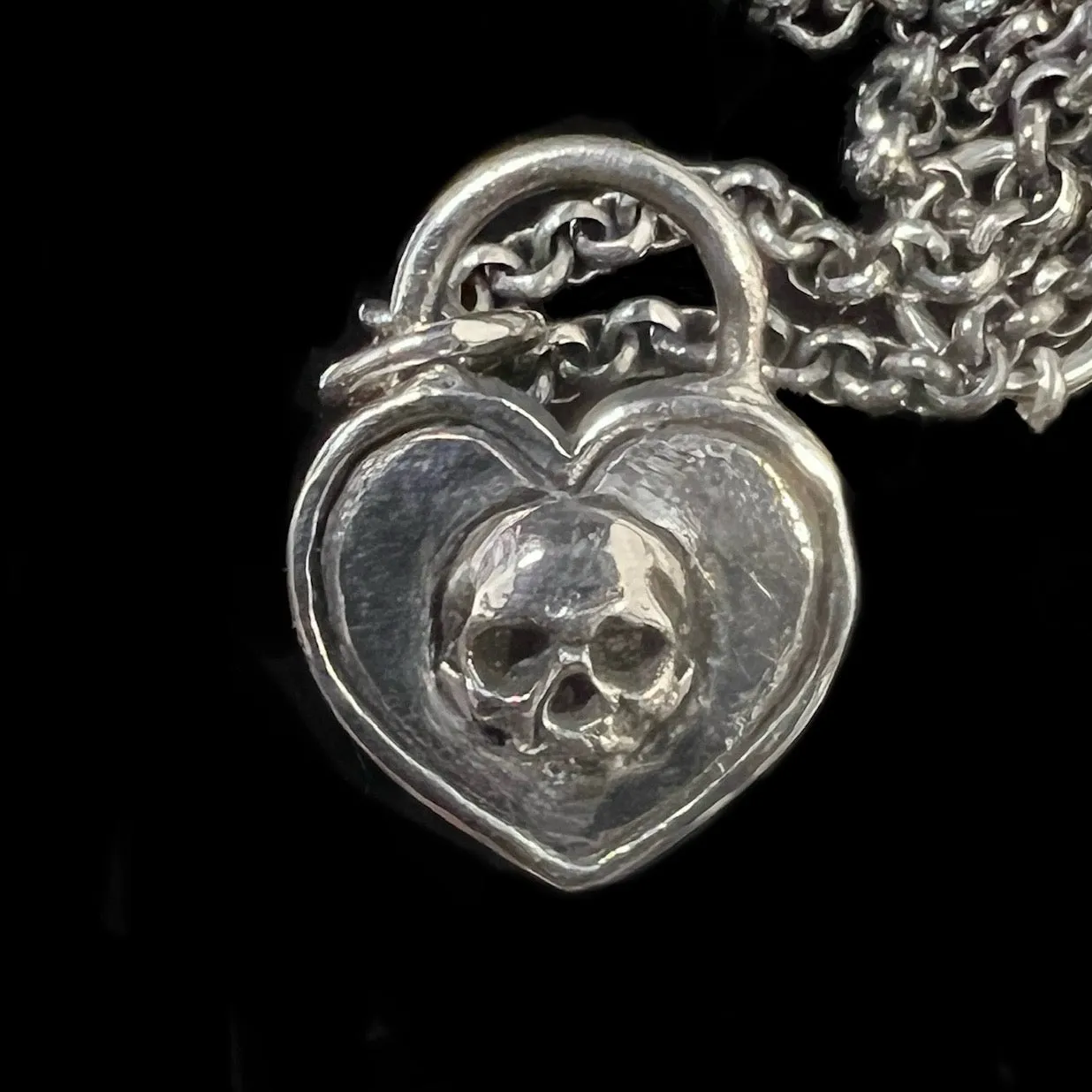 925 Valentine's Love Skull