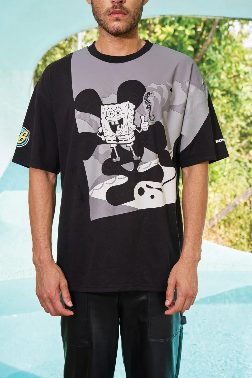 A Glitch Day Out Oversized T-shirt