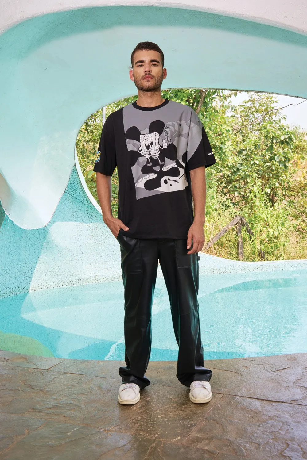 A Glitch Day Out Oversized T-shirt