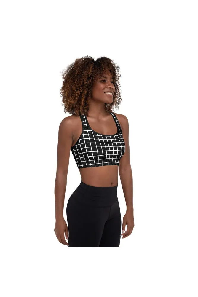 A Grid Beginning Padded Sports Bra