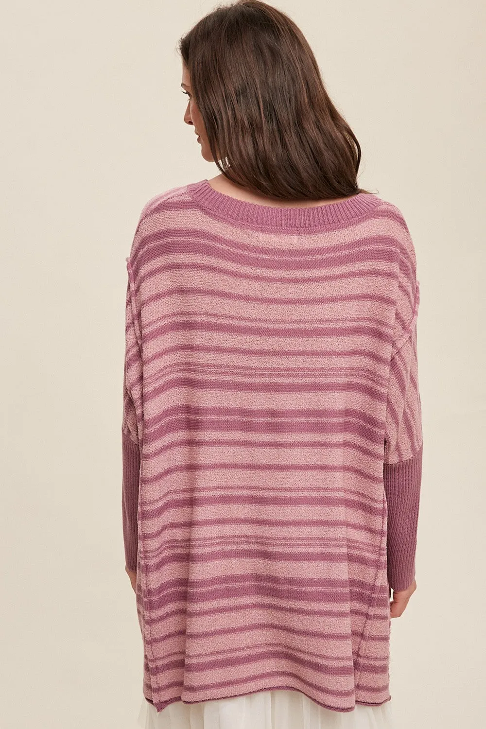 'A Little Chill' Sweater - Plum