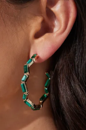 A Little Envious Earrings - Green