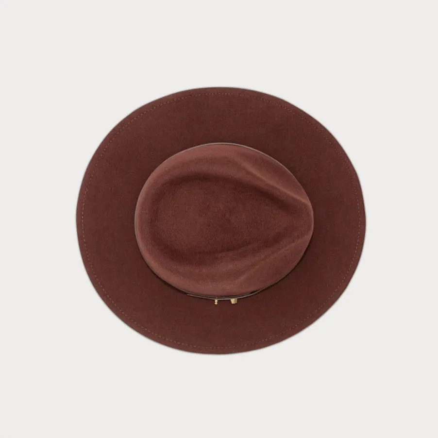 Ace Of Something Oslo Auburn Fedora Felt Hat