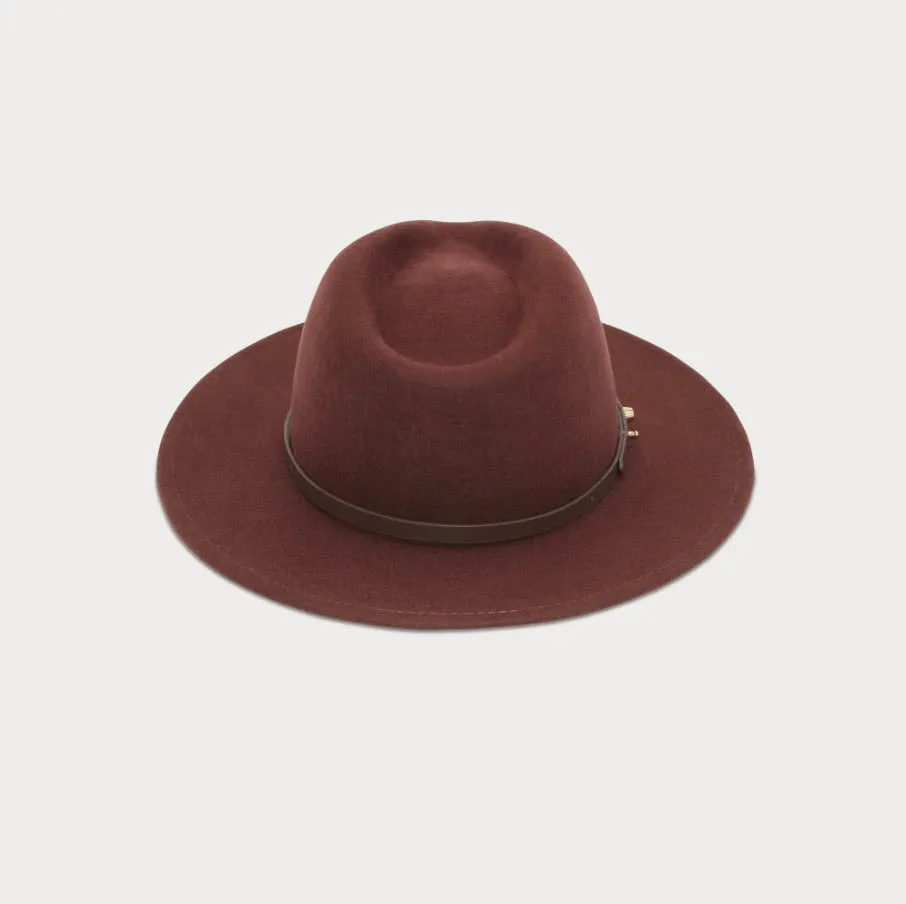 Ace Of Something Oslo Auburn Fedora Felt Hat