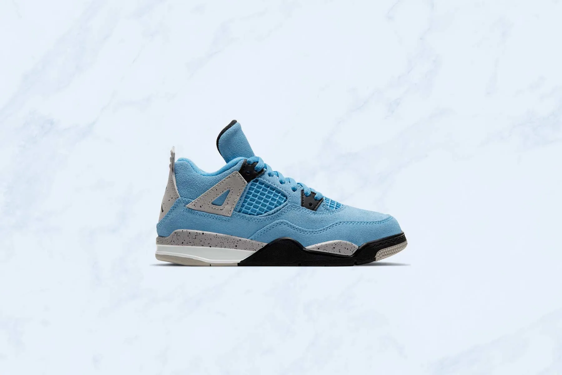 Air Jordan 4 Retro (PS) - University Blue/Tech Grey