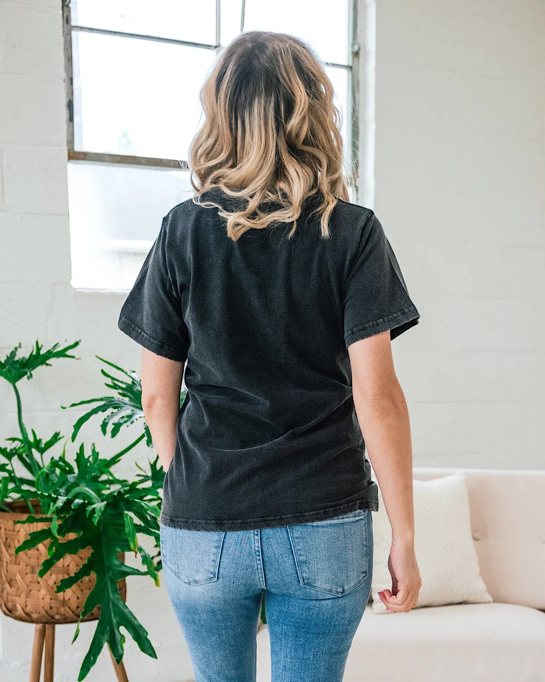 Amanda Vintage Tee - Black