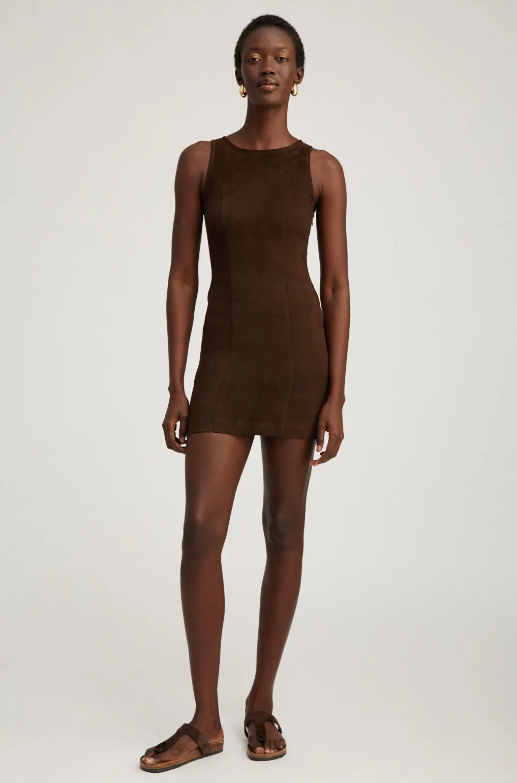 Americano Suede Audrey Mini Dress