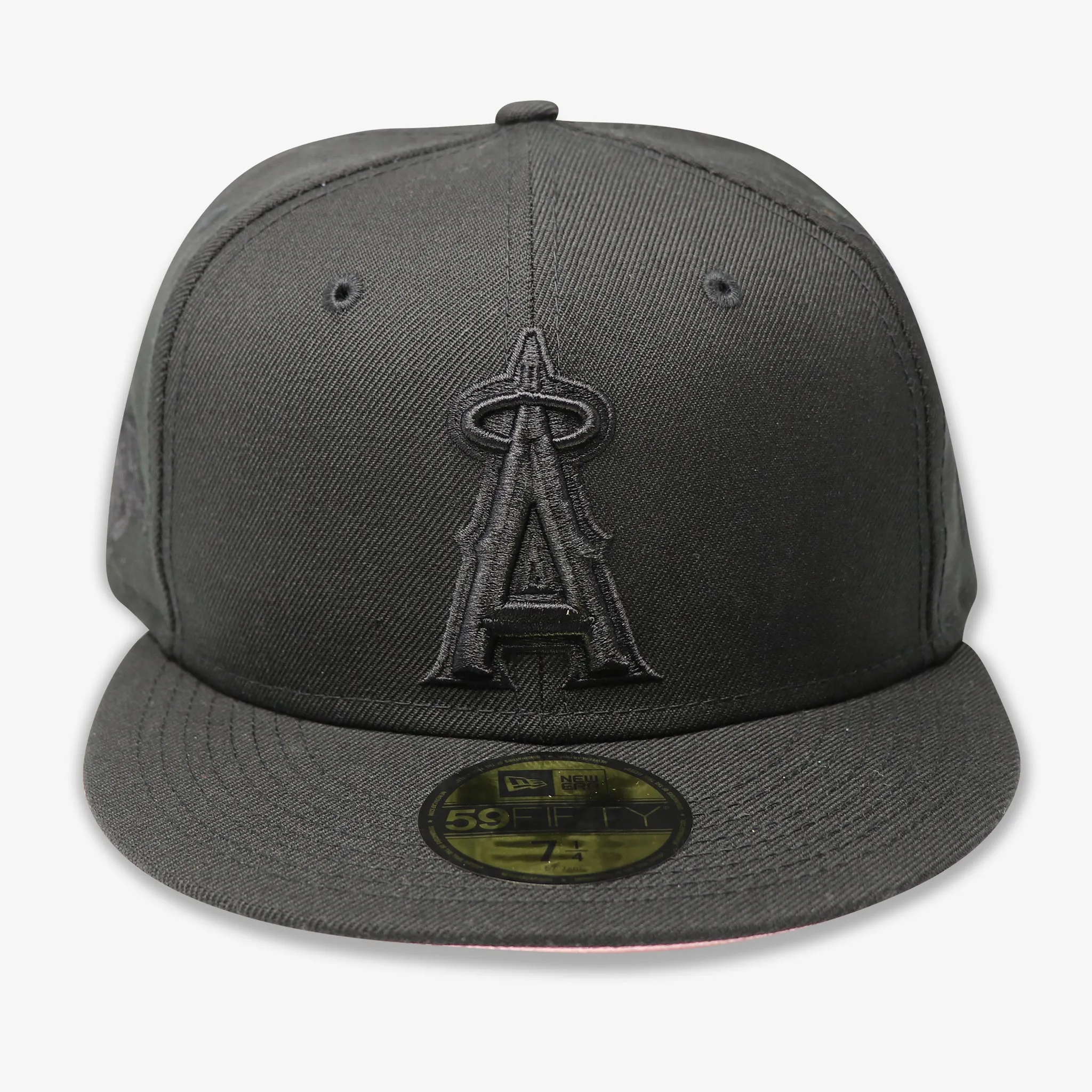 ANAHIEM ANGELS (2002 WS "BLACKOUT SERIES") NEW ERA 59FIFTY FITTED (PINK BOTTOM)