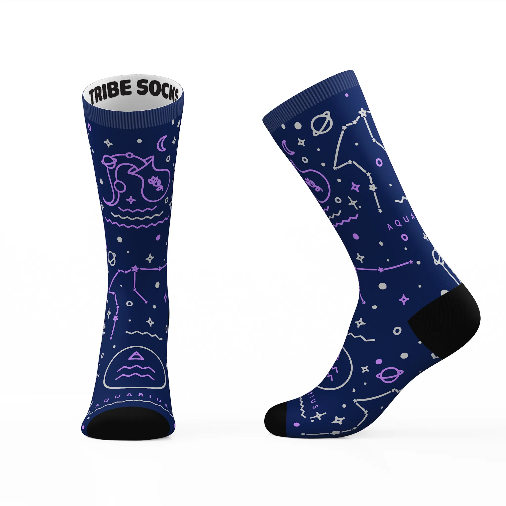 Aquarius Zodiac Socks