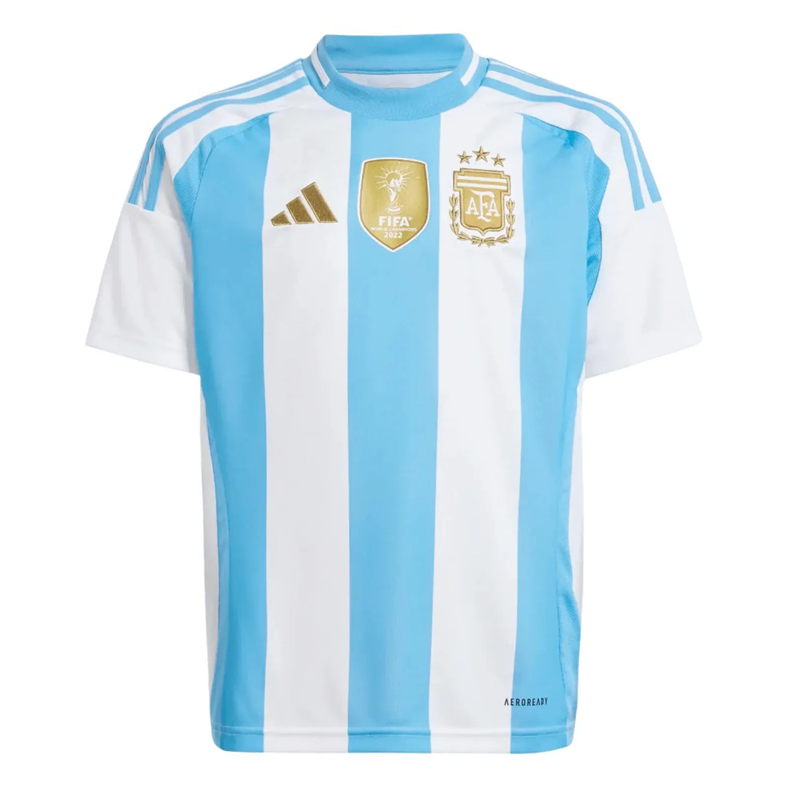 Argentina National AFA 2024/25 Kids Home Jersey Football Soccer by adidas