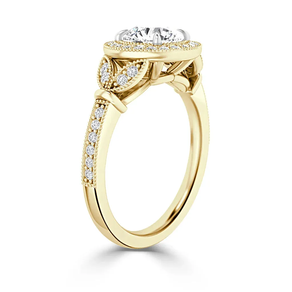 Audrey - 18ct Yellow Gold - Round