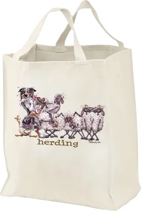 Australian Shepherd  Blue Merl - Herding - Mike's Faves - Tote Bag