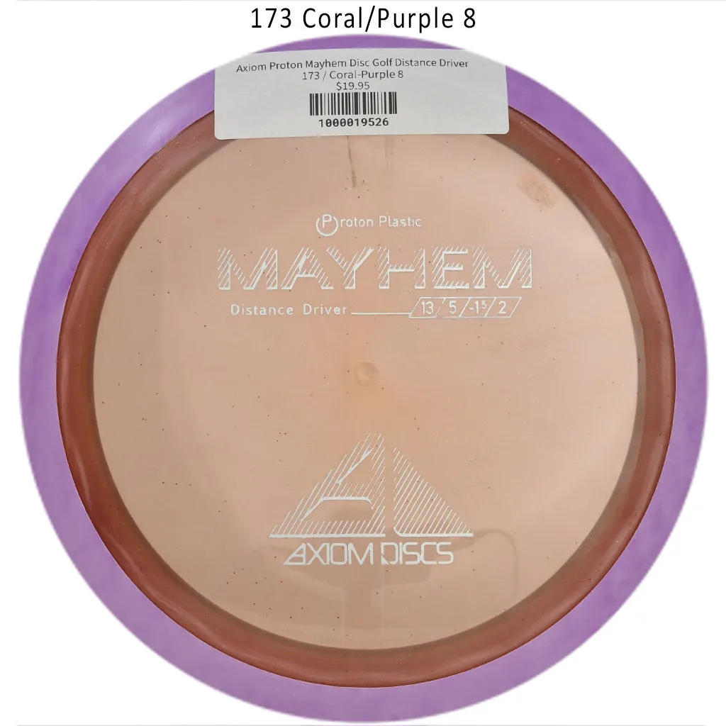 Axiom Proton Mayhem Disc Golf Distance Driver*