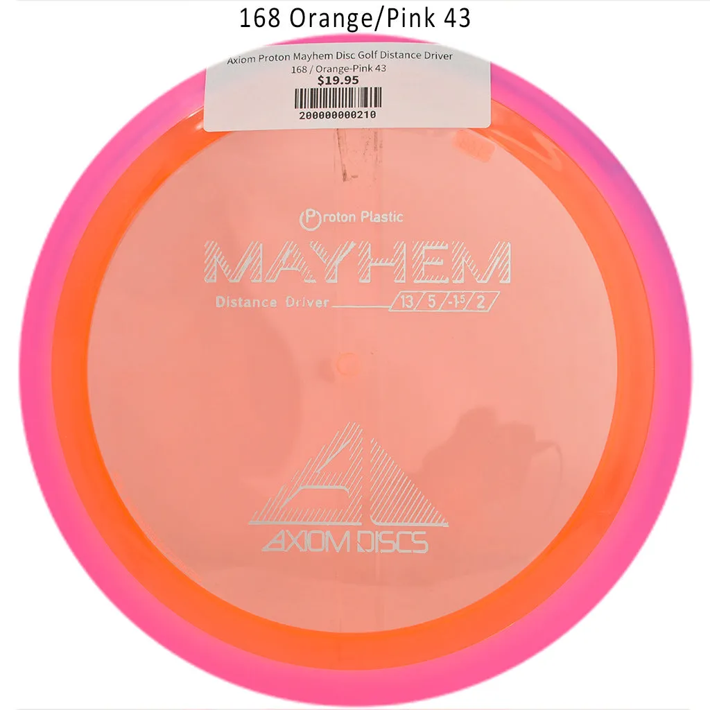 Axiom Proton Mayhem Disc Golf Distance Driver*