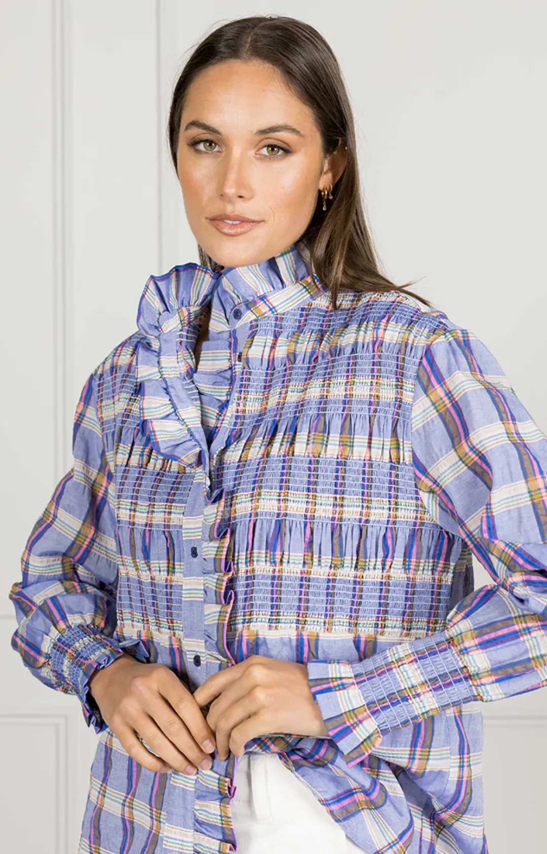 Ayre Plaid Shirt - Blue