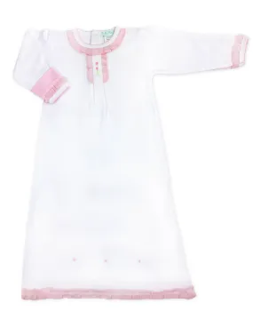 Baby Girl's White Rose Vines Daygown