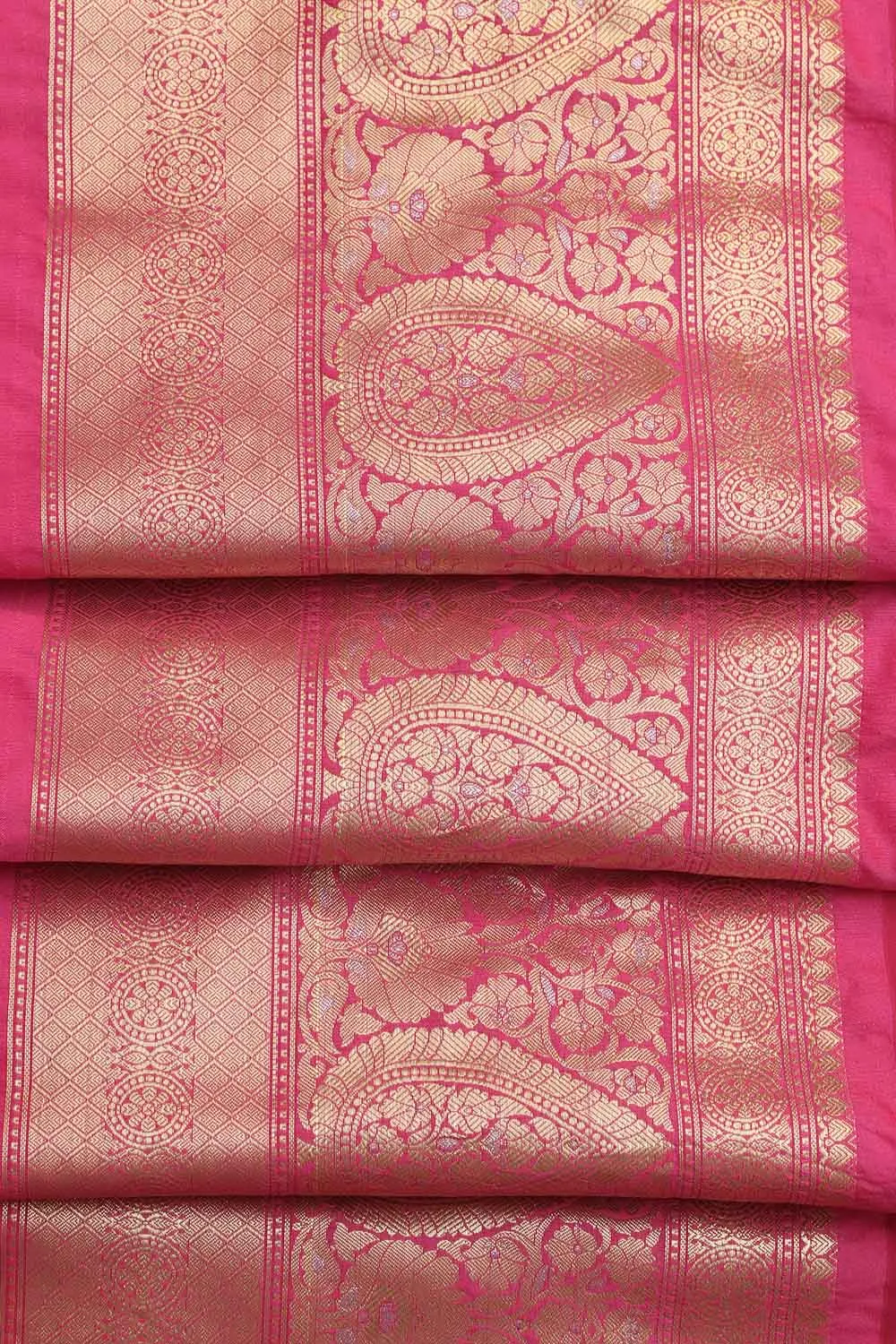 Banarasi Silk Lace: Pretty Pink 1 Mtr