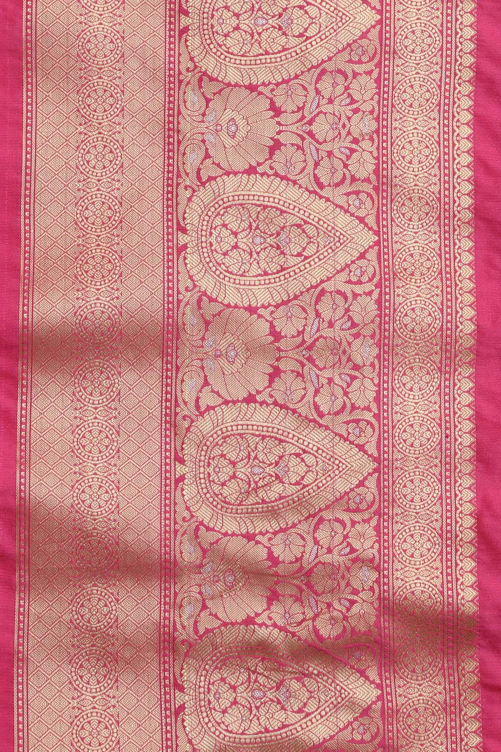 Banarasi Silk Lace: Pretty Pink 1 Mtr