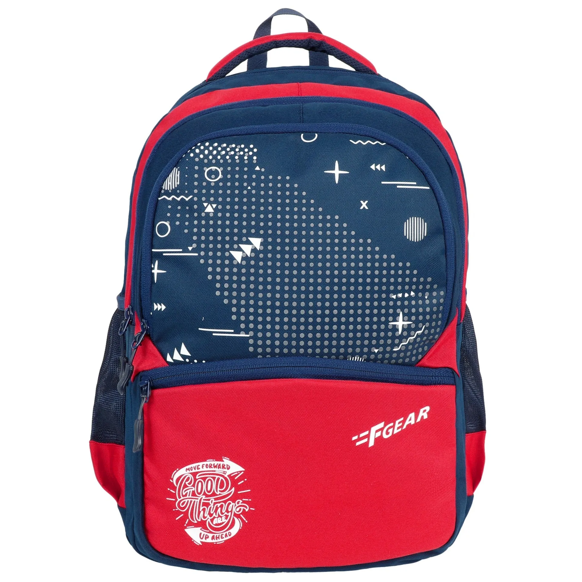 Battleship 32L Navy Blue Red Backpack