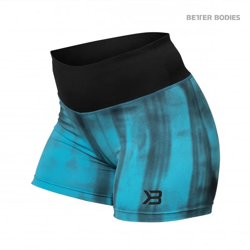 Better Bodies Grunge Shorts - Aqua Blue