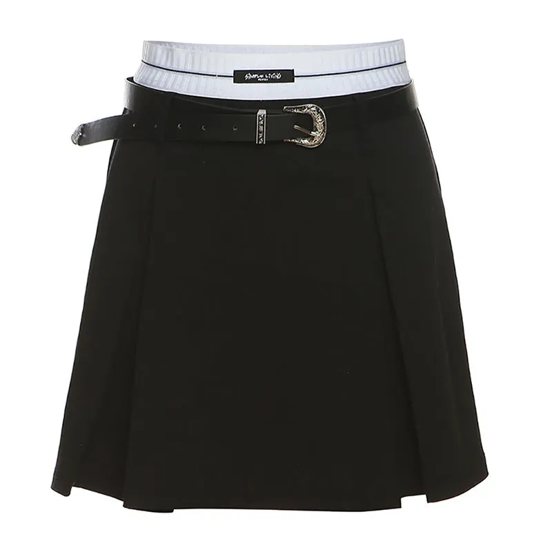 Black Belt Skirt