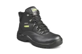 Black Waterproof Safety Hiker Work Boots Steel Toe & Midsole 3 to 13 SS812SM