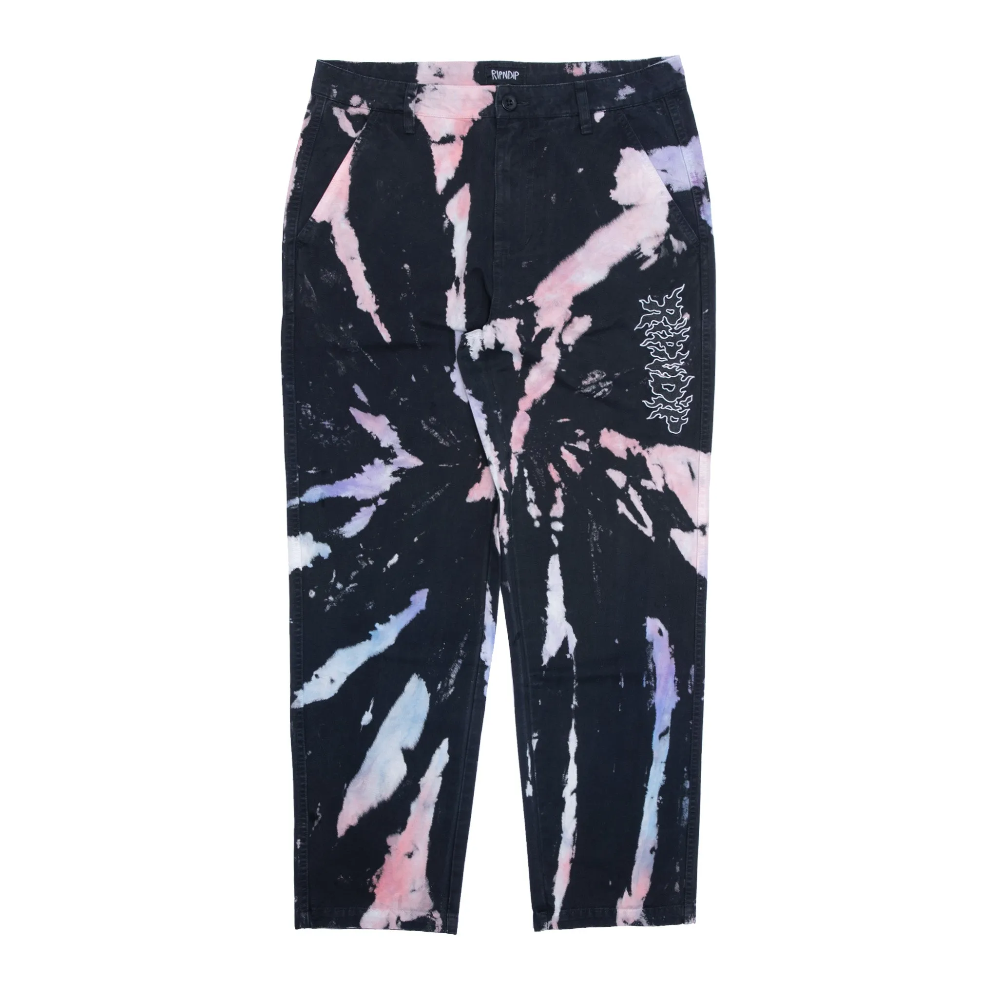 Blaze Pants (Black/Peach/Purple Tie Dye)