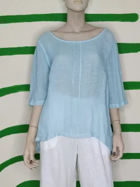 Blue Ocean Air Gauze Shirt