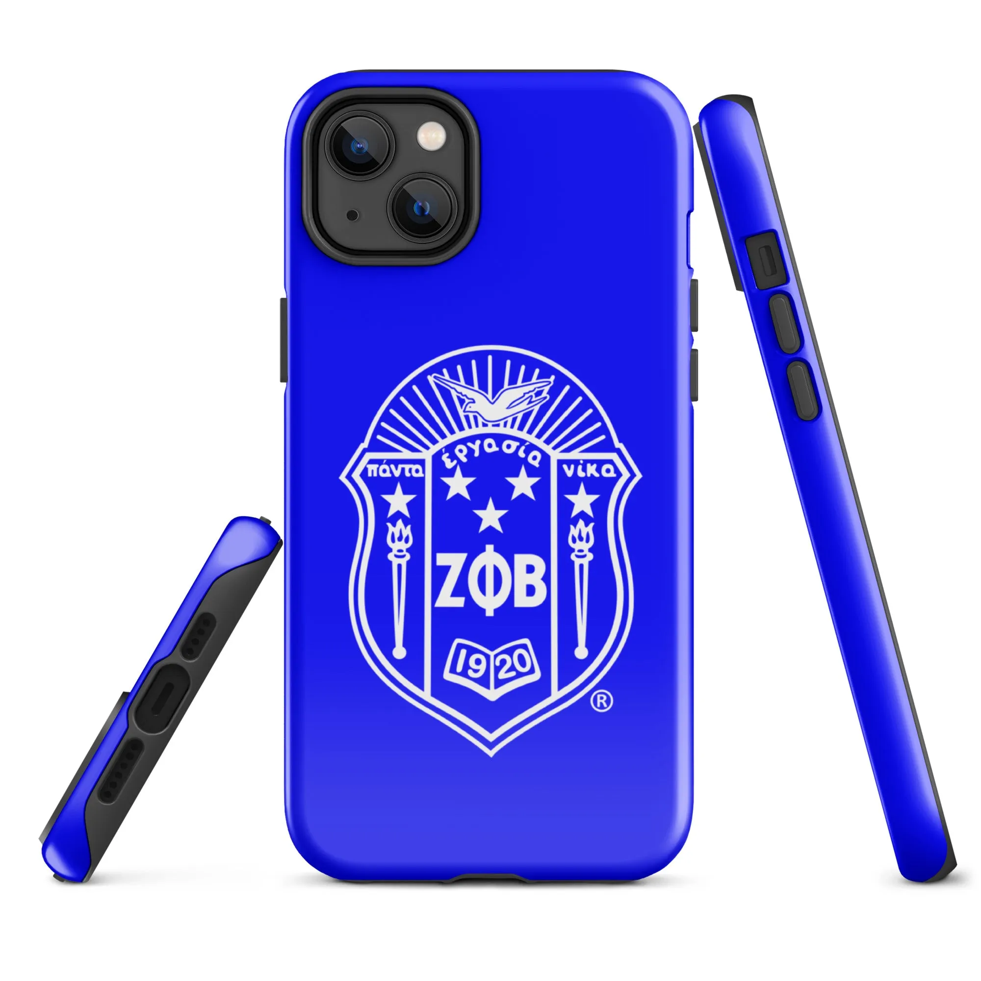 Blue Zeta Shield iPhone Case