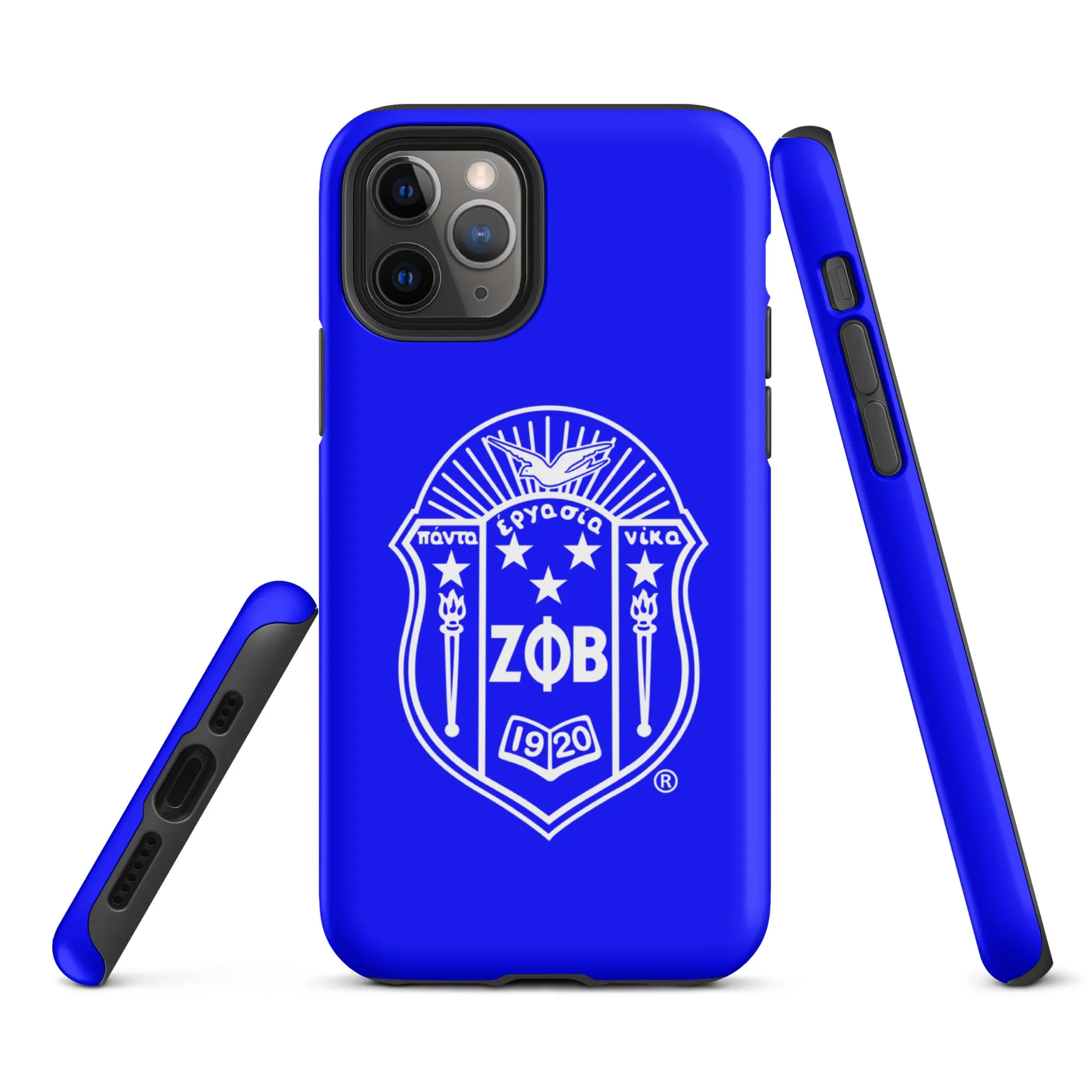 Blue Zeta Shield iPhone Case