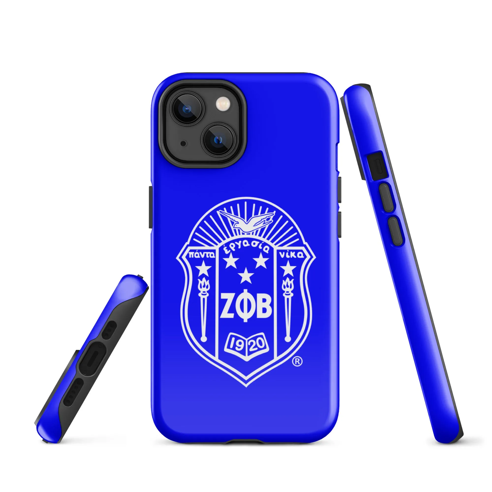 Blue Zeta Shield iPhone Case