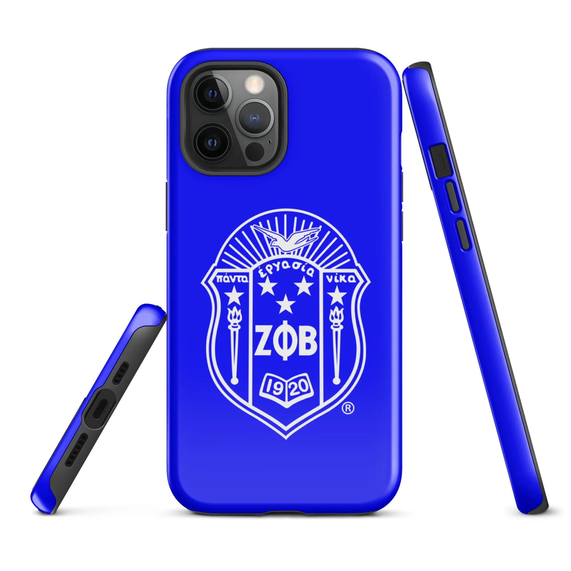 Blue Zeta Shield iPhone Case