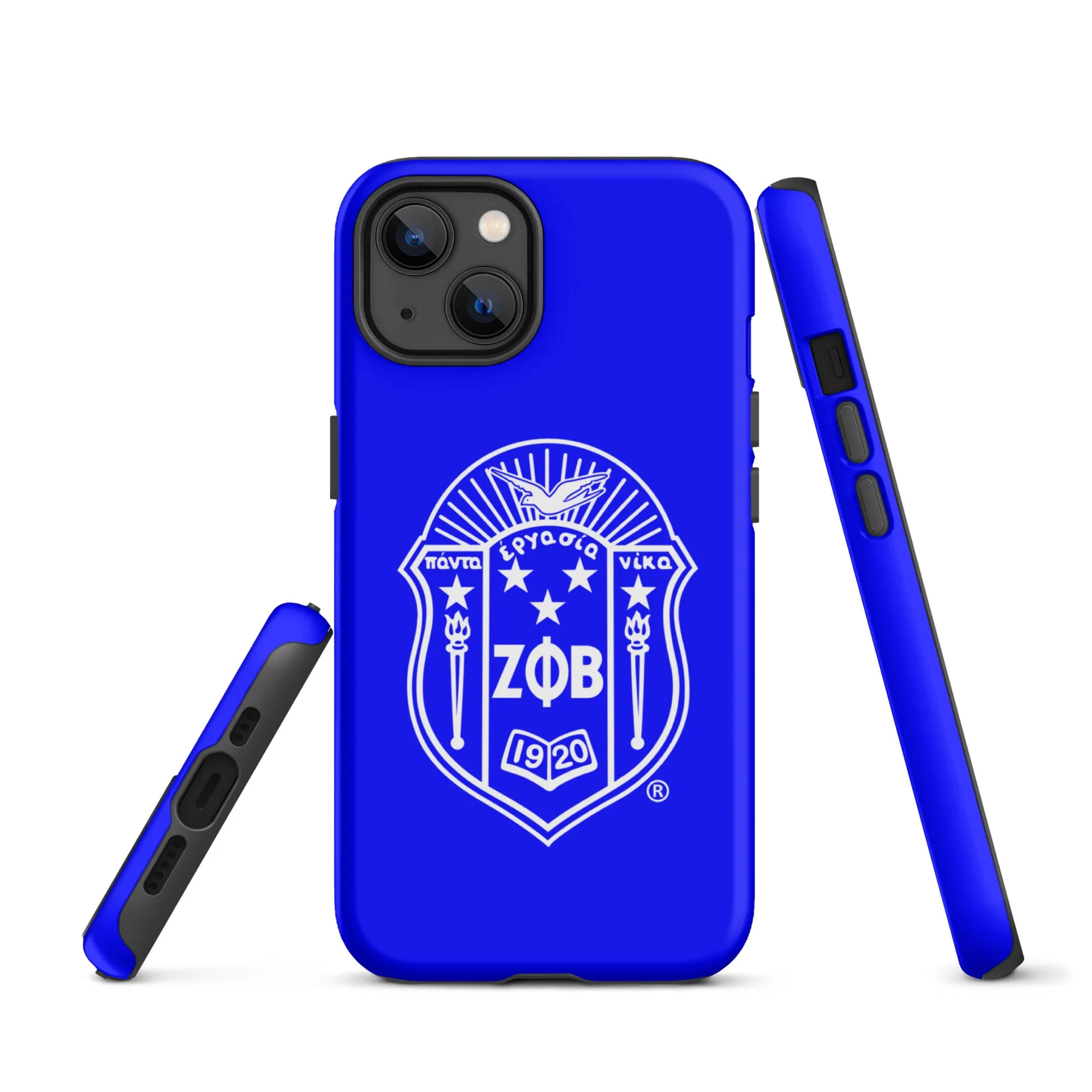 Blue Zeta Shield iPhone Case