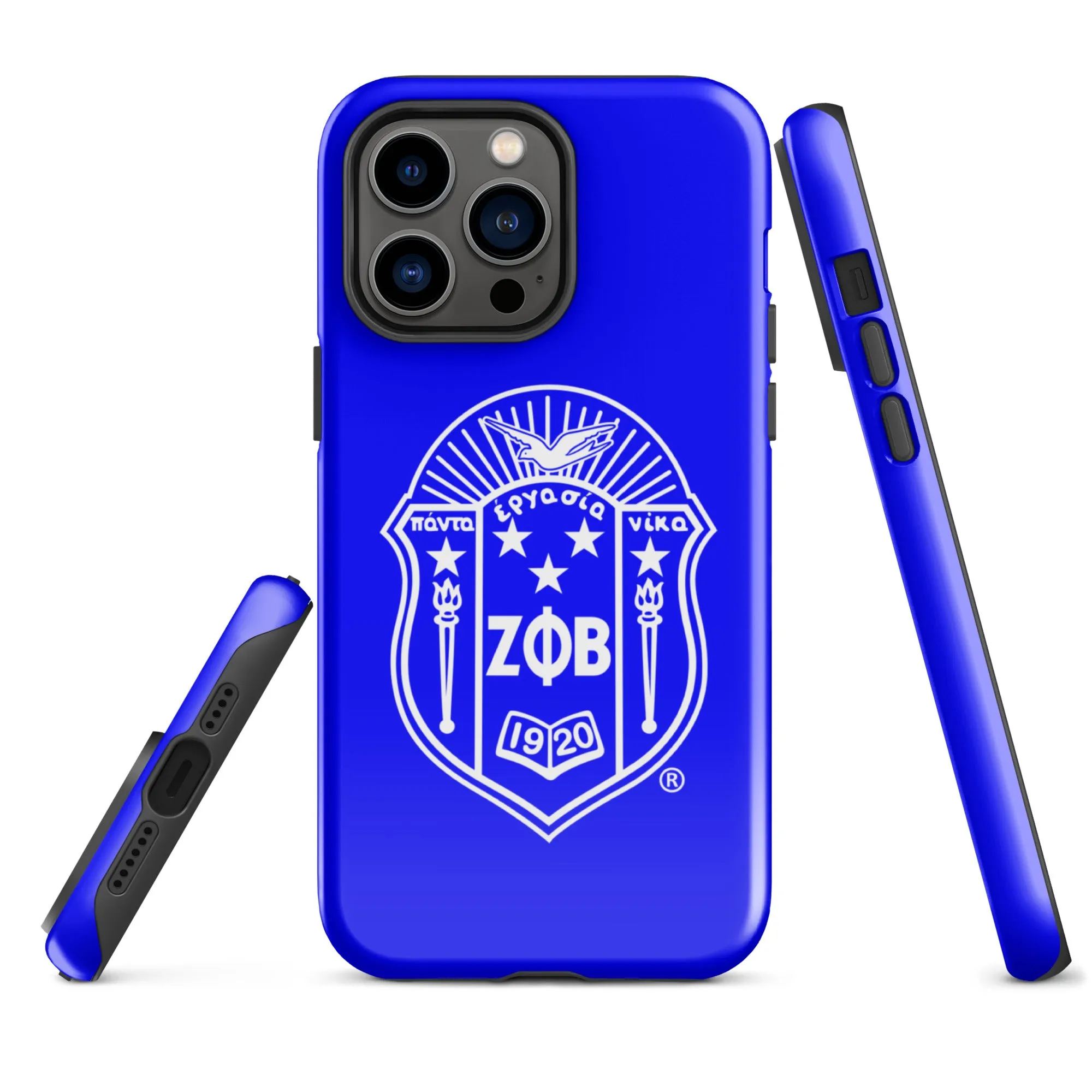 Blue Zeta Shield iPhone Case