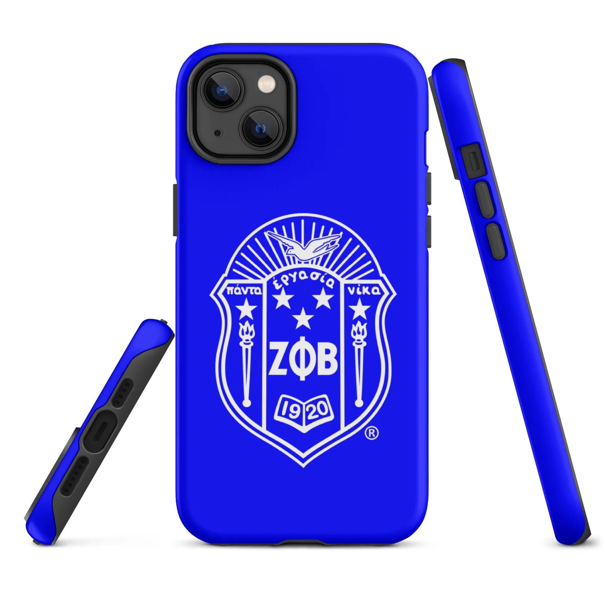 Blue Zeta Shield iPhone Case