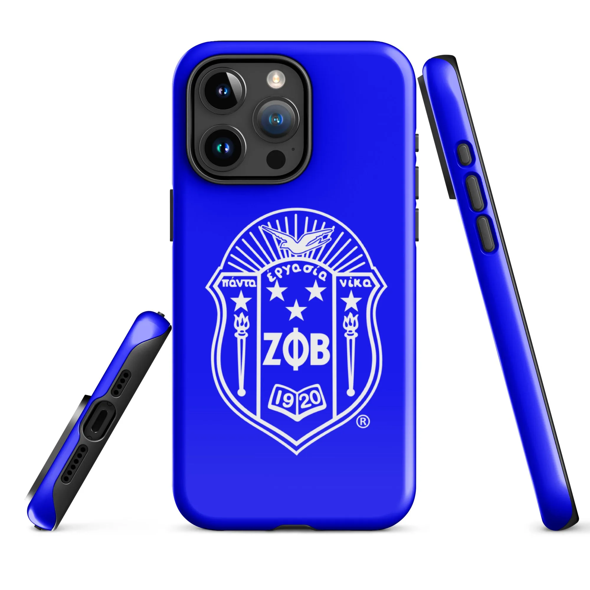 Blue Zeta Shield iPhone Case