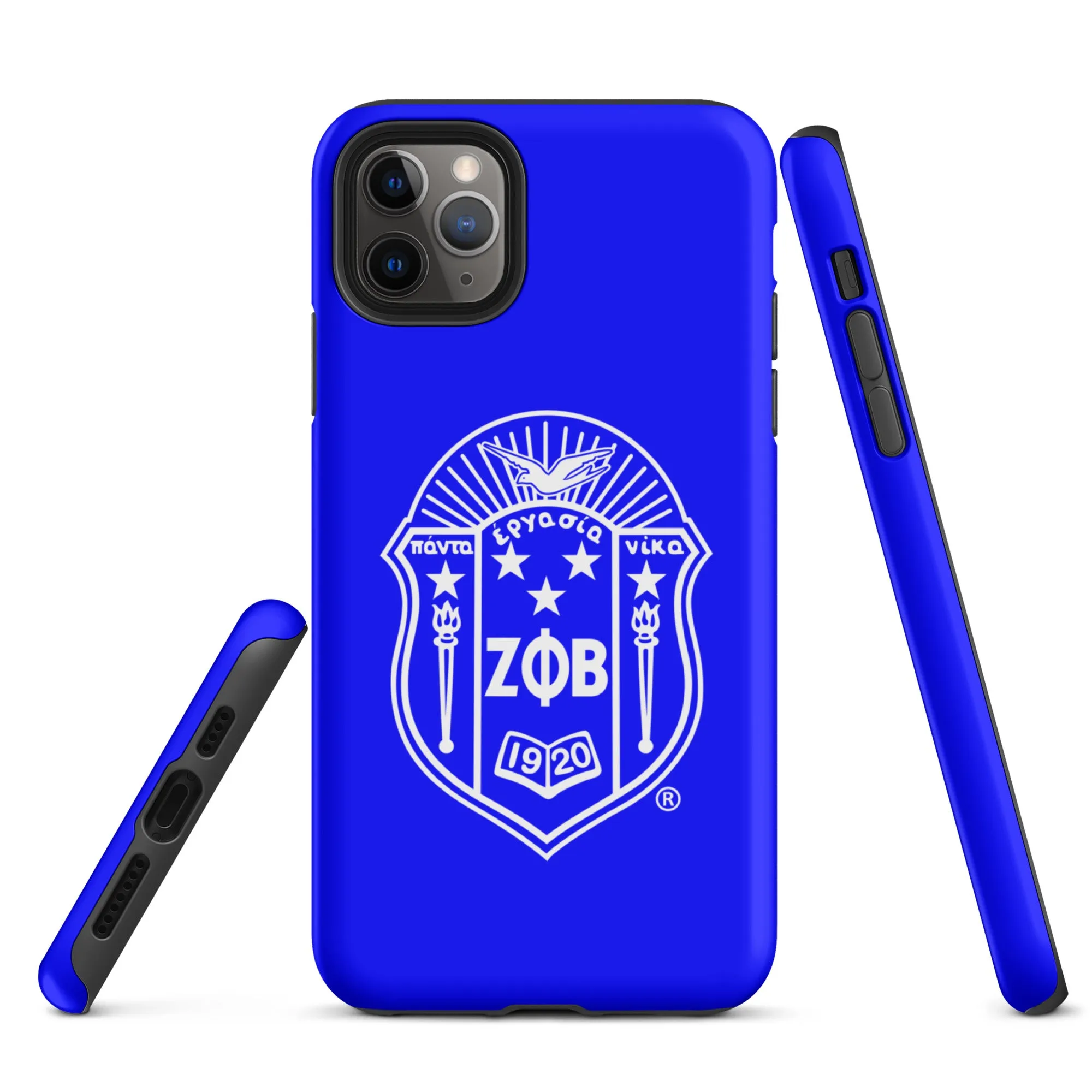 Blue Zeta Shield iPhone Case