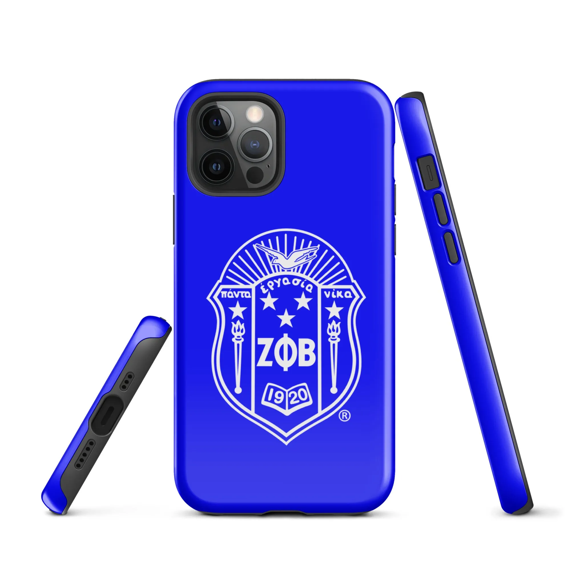 Blue Zeta Shield iPhone Case