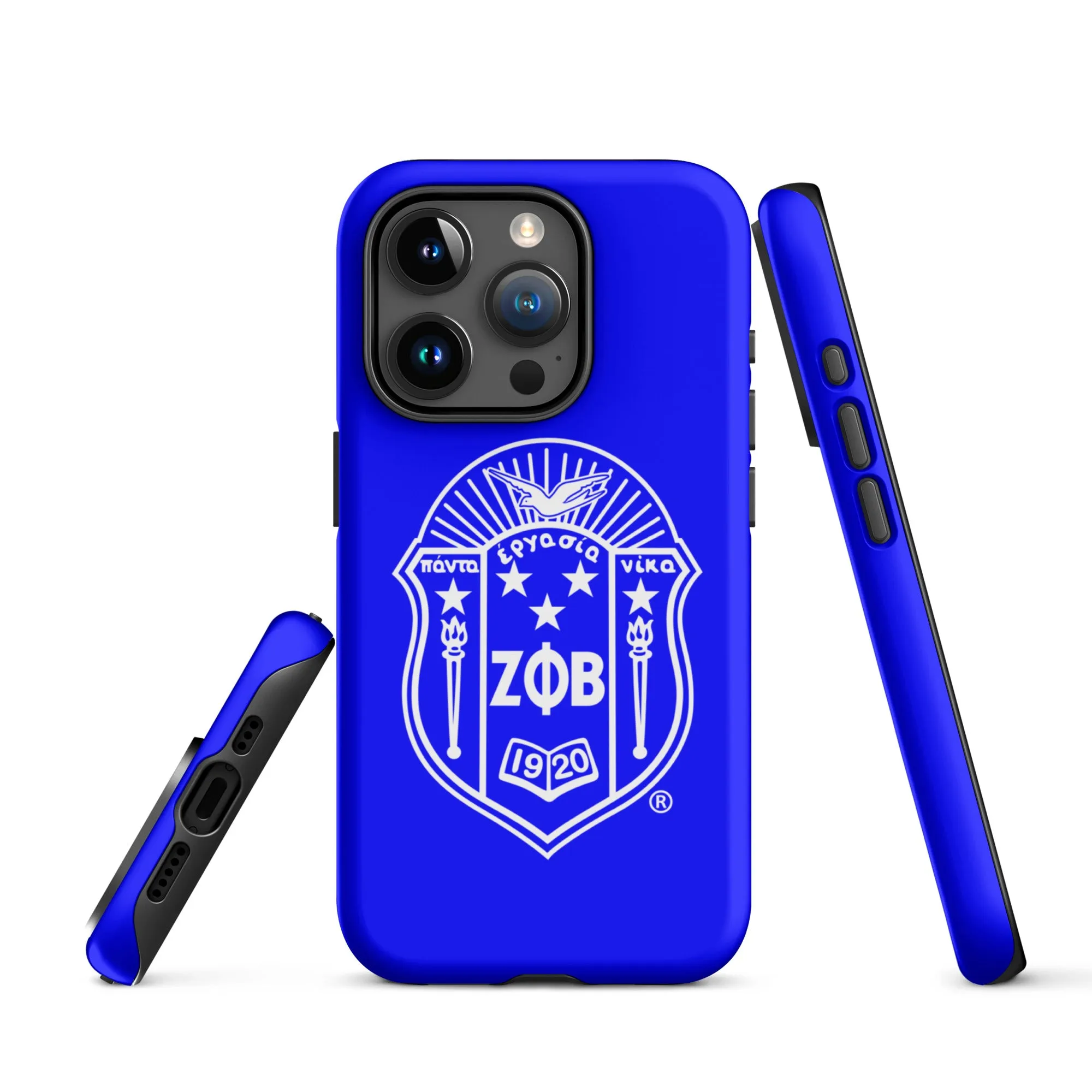 Blue Zeta Shield iPhone Case