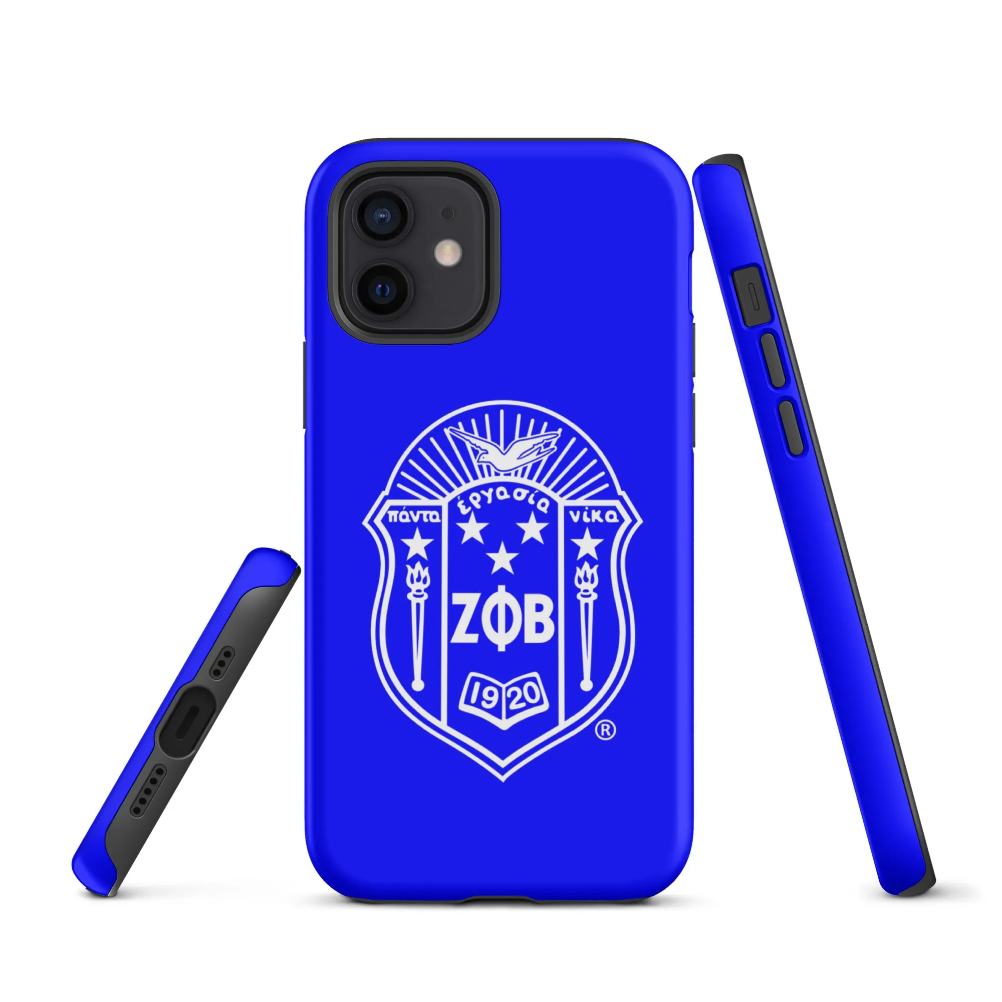 Blue Zeta Shield iPhone Case