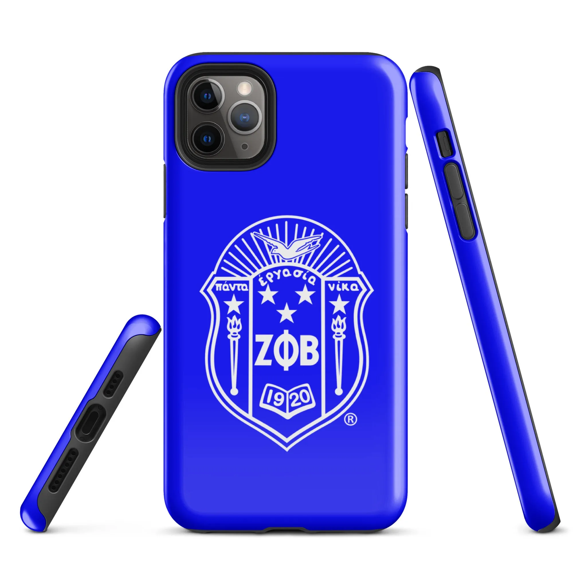 Blue Zeta Shield iPhone Case