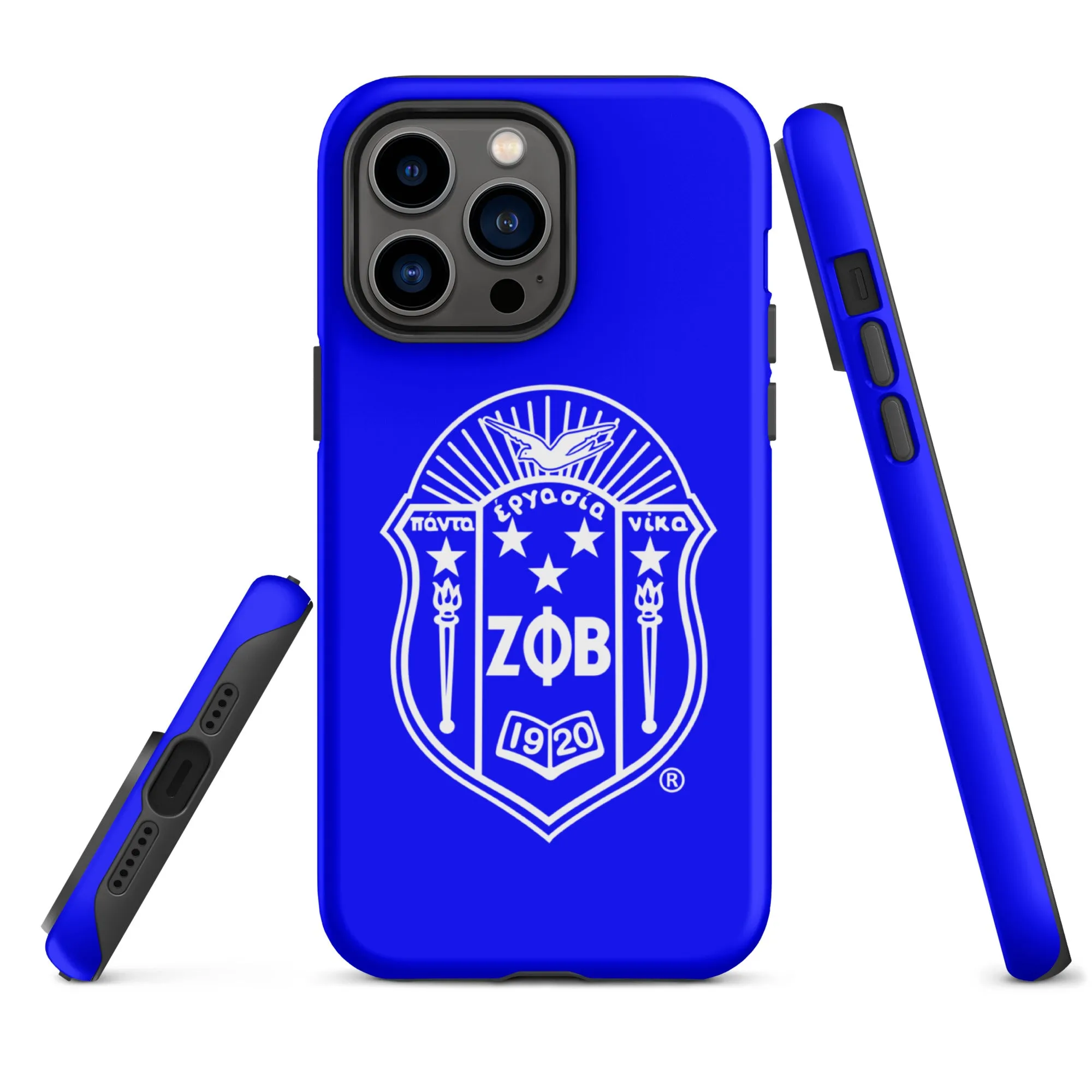 Blue Zeta Shield iPhone Case