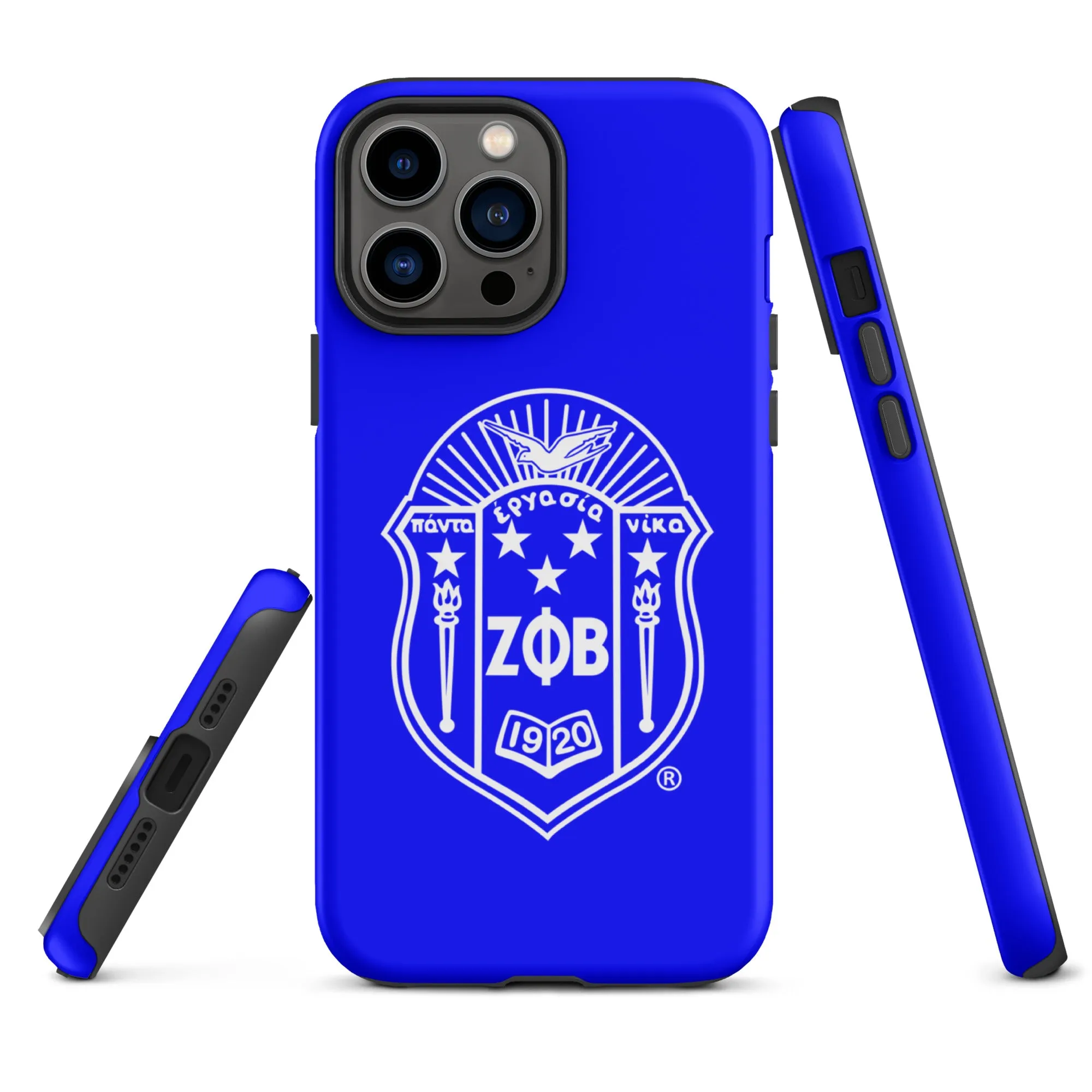 Blue Zeta Shield iPhone Case