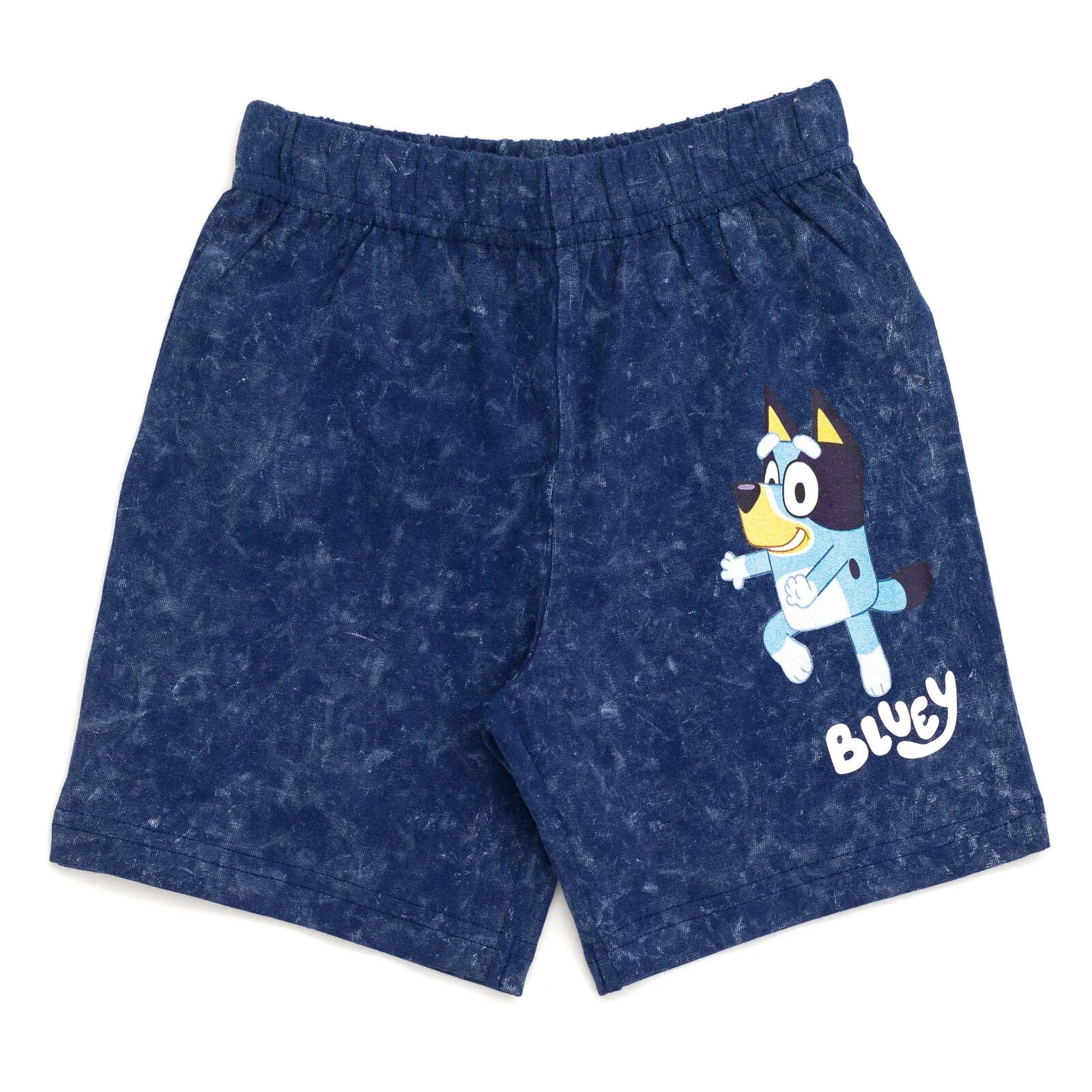 Bluey Vintage Wash Drop Shoulder T-Shirt and Shorts Outfit Set